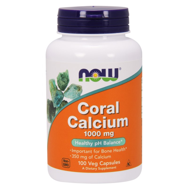 NOW Foods - Korallikalsium, 1000mg - 100 Vcaps