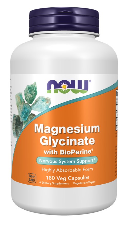 NOW Foods - Magnesium Glycinate With Bioperine
