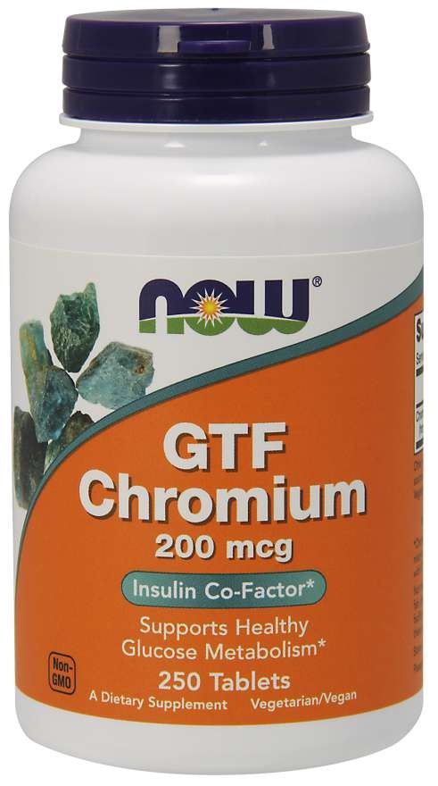 GTF Chromium vitamin mineralbottle