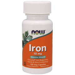 Now Foods - Iron, 18mg - 120 Vcaps