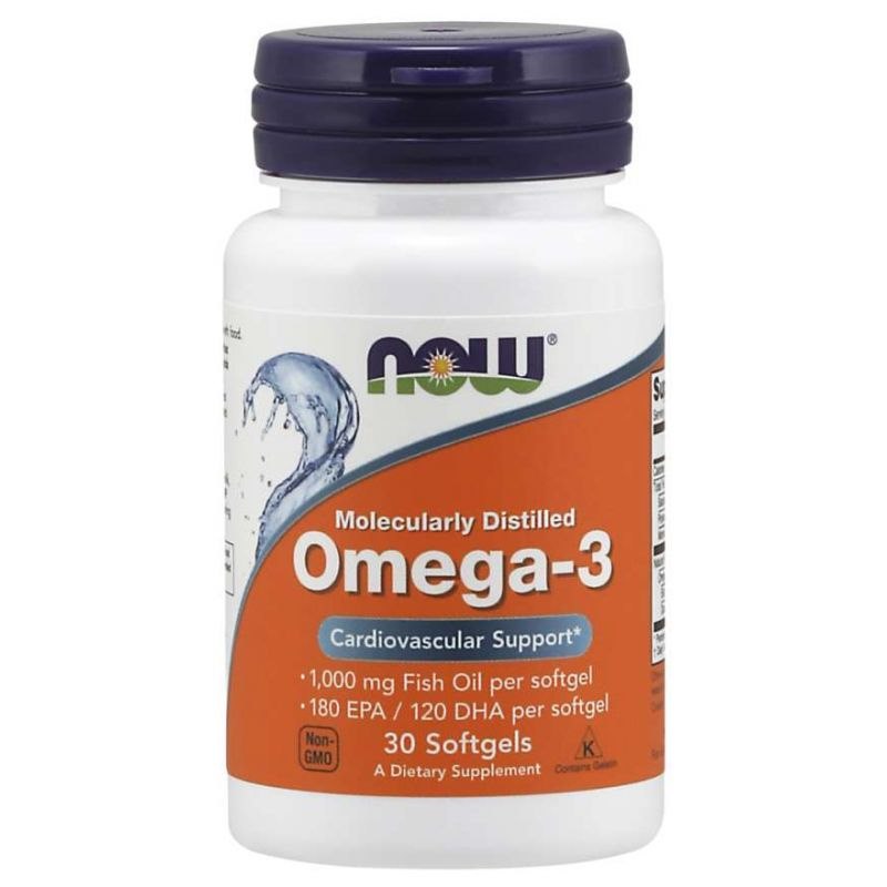 Omega-3 Fiskolja – Molekylärt Destillerad öppen flaska