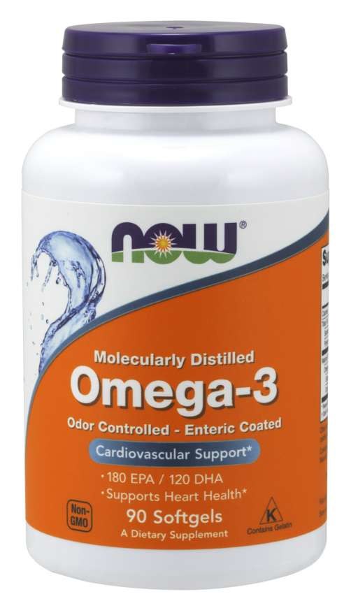 Omega-3 Fiskolja förpackning sida-vy
