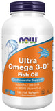 Now Foods - Ultra Omega 3-D™ Fish Oil - 180 Sgels