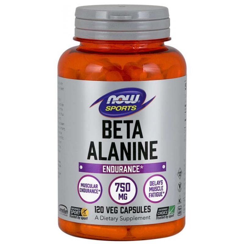 Beta-Alanine 750 mg – 120 kapslar framsida