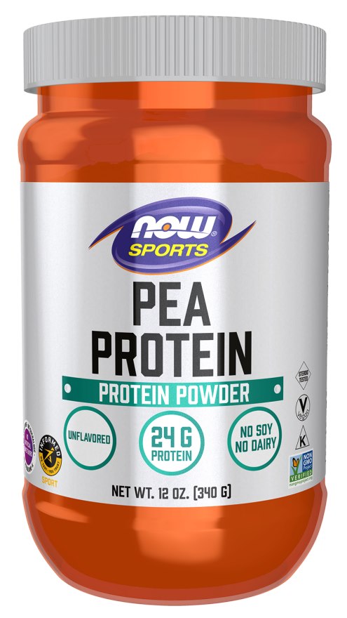 Now Sports Ärtprotein Naturlig framsida