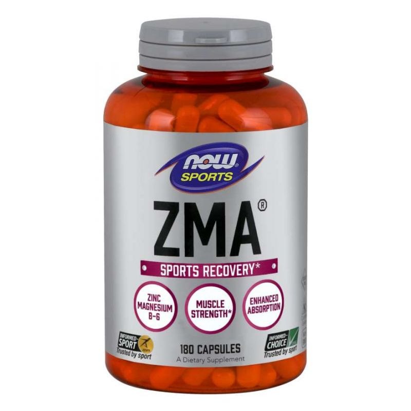 Sports ZMA® baksida med näringsfakta