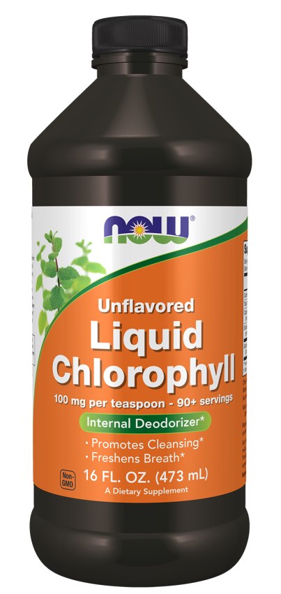 NOW Foods Liquid Chlorophyll 473ml framsida