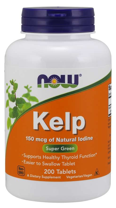 Now Foods - Kelp - Iodine & Mineral Support - 200 Tabs