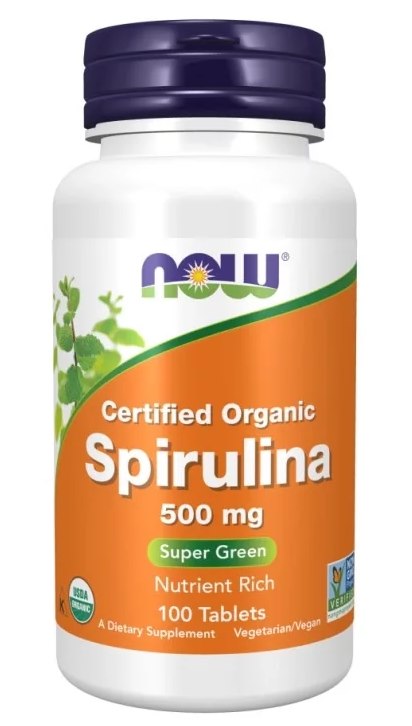 NOW Foods - Spirulina, 500 mg - 500 tabletter