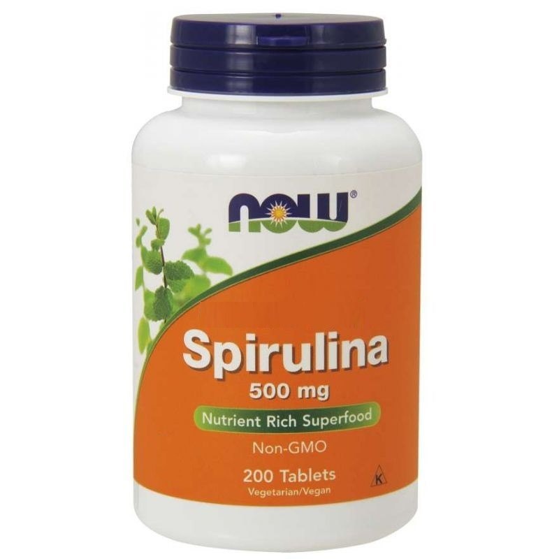 NOW Foods - Spirulina, 500 mg - 500 tabletter