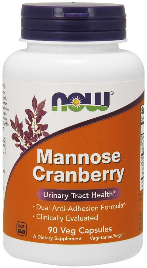 NOW Foods Mannose Cranberry framsida
