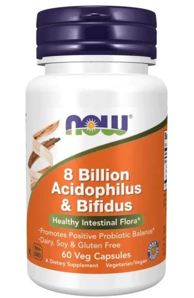 Acidophilus & Bifidus – 8 miljarder per kapsel baksida