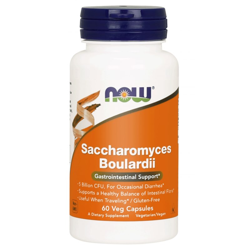 NOW Foods - Saccharomyces Boulardii baksida