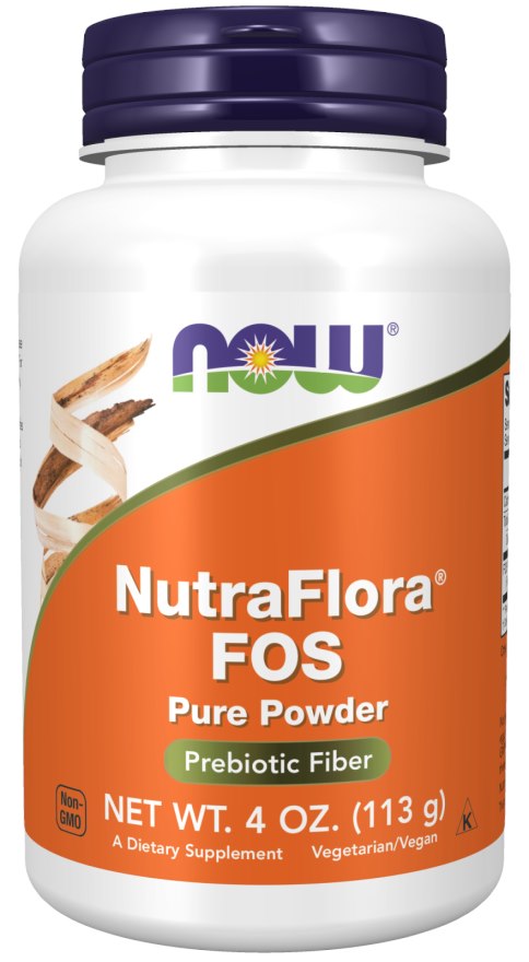 NOW Foods Nutraflora FOS mål & skopa