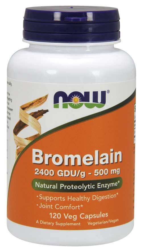 Now Foods - Bromelain - 500mg - 120 Vcaps
