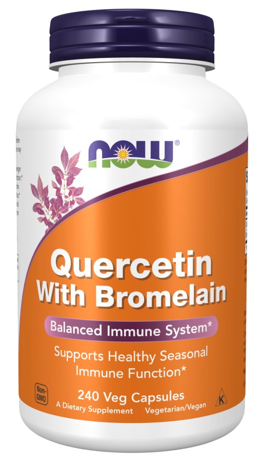 Quercetin med Bromelain baksida