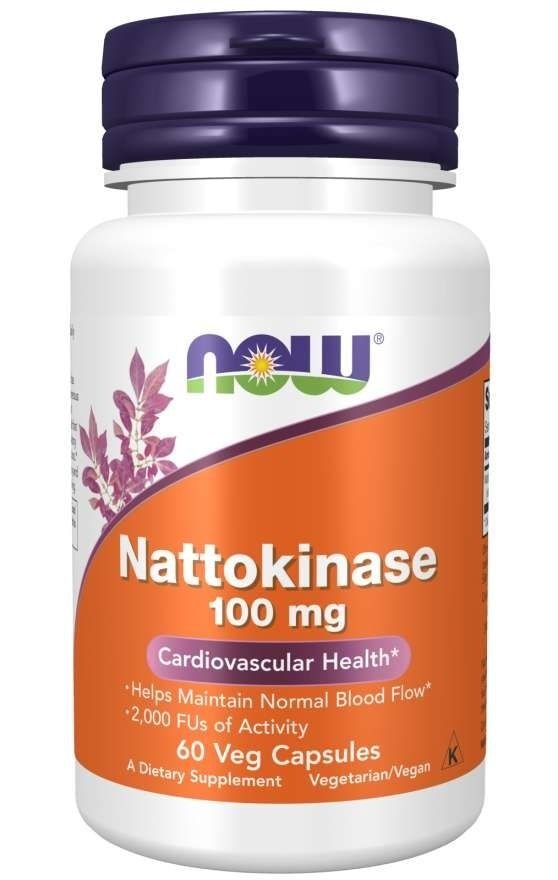 Nattokinase – 100mg baksida näringsfakta