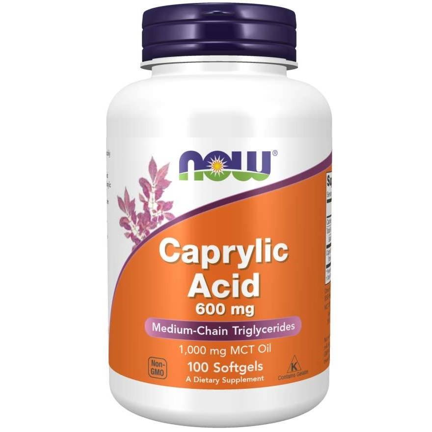 NOW Foods Caprylic Acid framsida