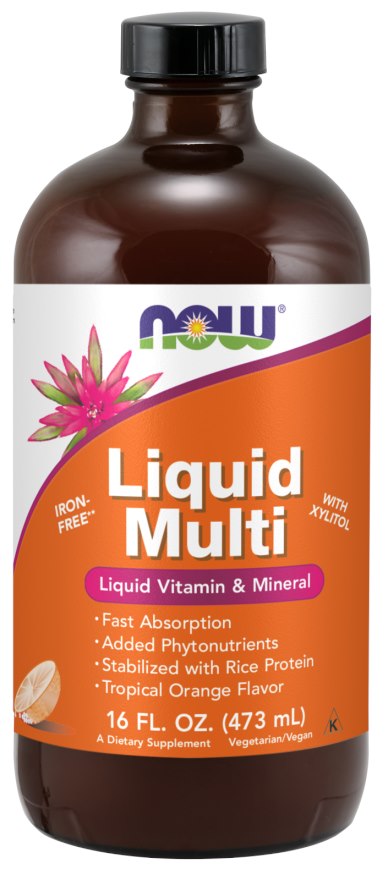 NOW Foods - Flydende Multivitamin - 473ml