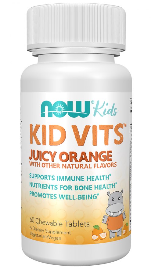 NOW Foods Kid Vits baksida näringsfakta