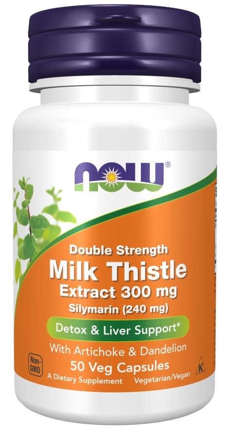 NOW Foods - Milk Thistle Extract - 750mg Maximum Strength - 90 Vcaps