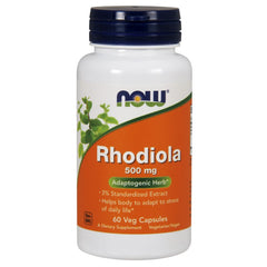 Now Foods Rhodiola 500mg Extract framsida