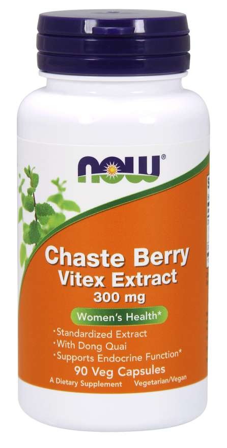 Chaste Berry Vitex Extract – 90 kapslar framsida