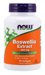 NOW Foods Boswellia Extract baksida näringsfakta