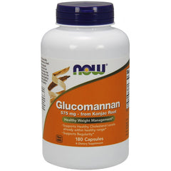 Now Foods - Glucomannan From Konjac Root, 575mg - 180 Caps