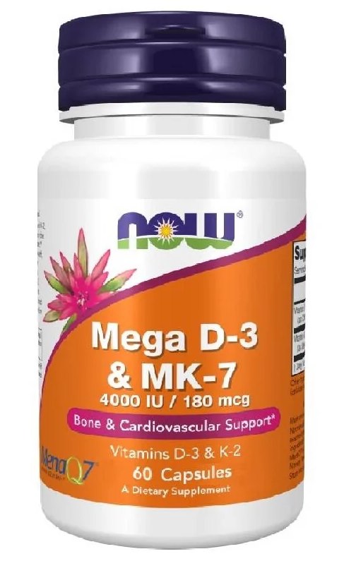 Mega D-3 & MK-7 ingredienser & dosering