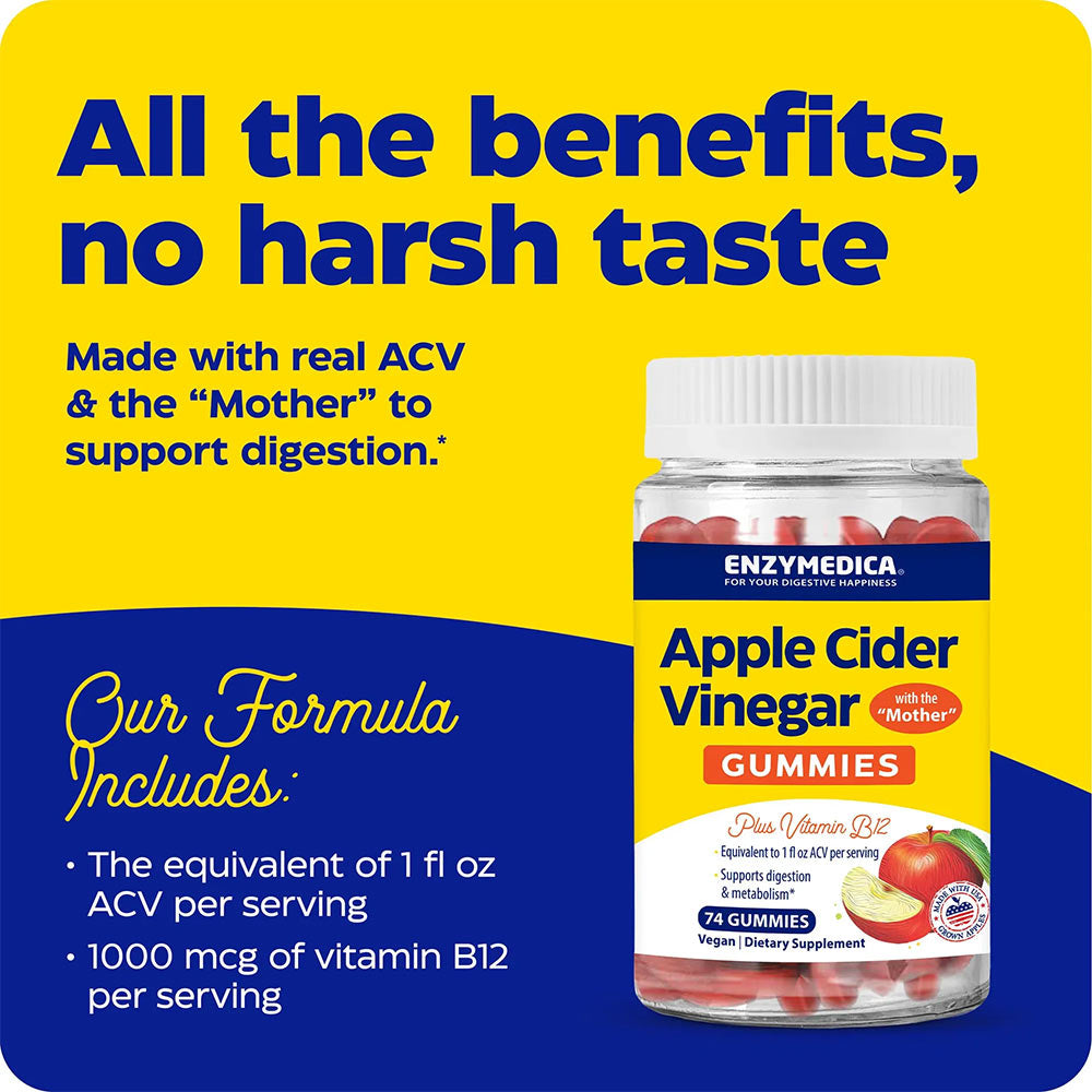 Enzymedica - Apple Cider Vinegar Gummies