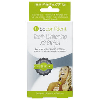 Beconfident Teeth Whitening Strips framsida