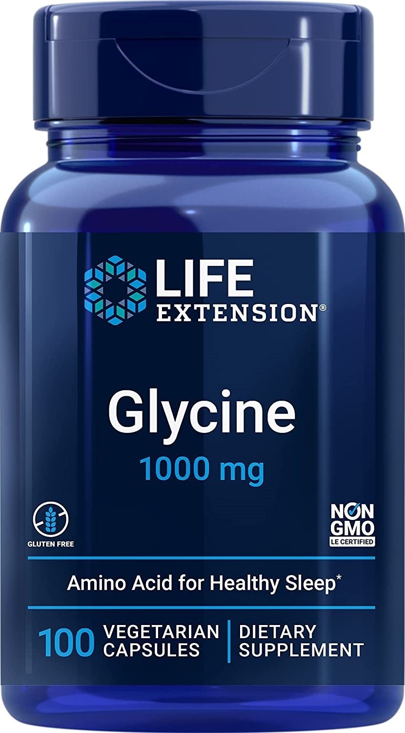 Glycine etikett och varning