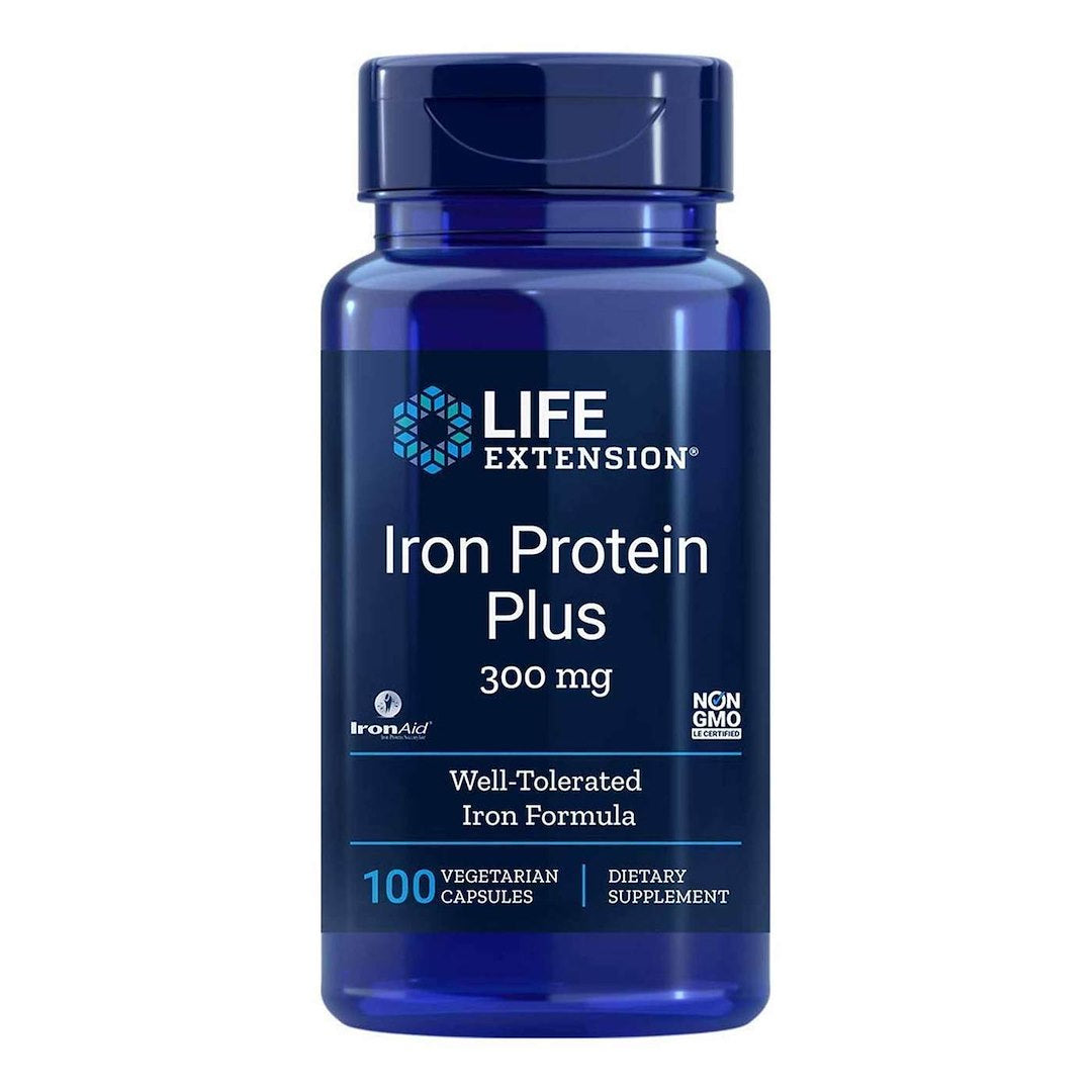 Life Extension - Iron Protein Plus, 300mg - 100 Vcaps