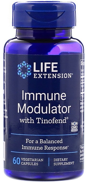 Life Extension - Immune Modulator With Tinofend - 60 Caps