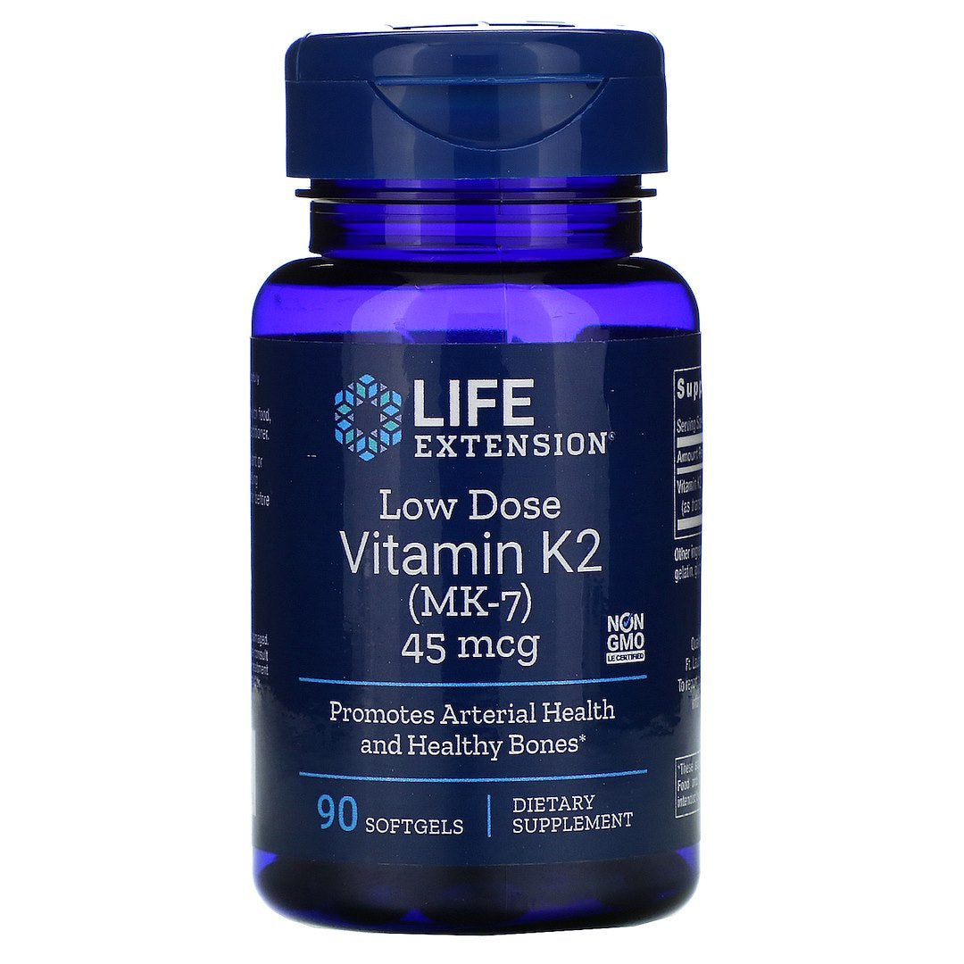 Vitamin K2 (MK-7) låg dos – 45mcg produktöversikt