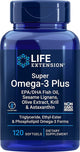 Super Omega-3 Plus 120 mjuka kapslar framsida