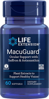 Life Extension - Ocular Support With Saffron & Astaxanthin - 60 Sgels