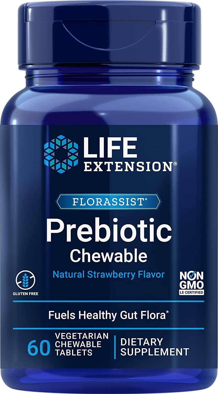Life Extension - FLORASSIST Prebiotic Tyggetabletter