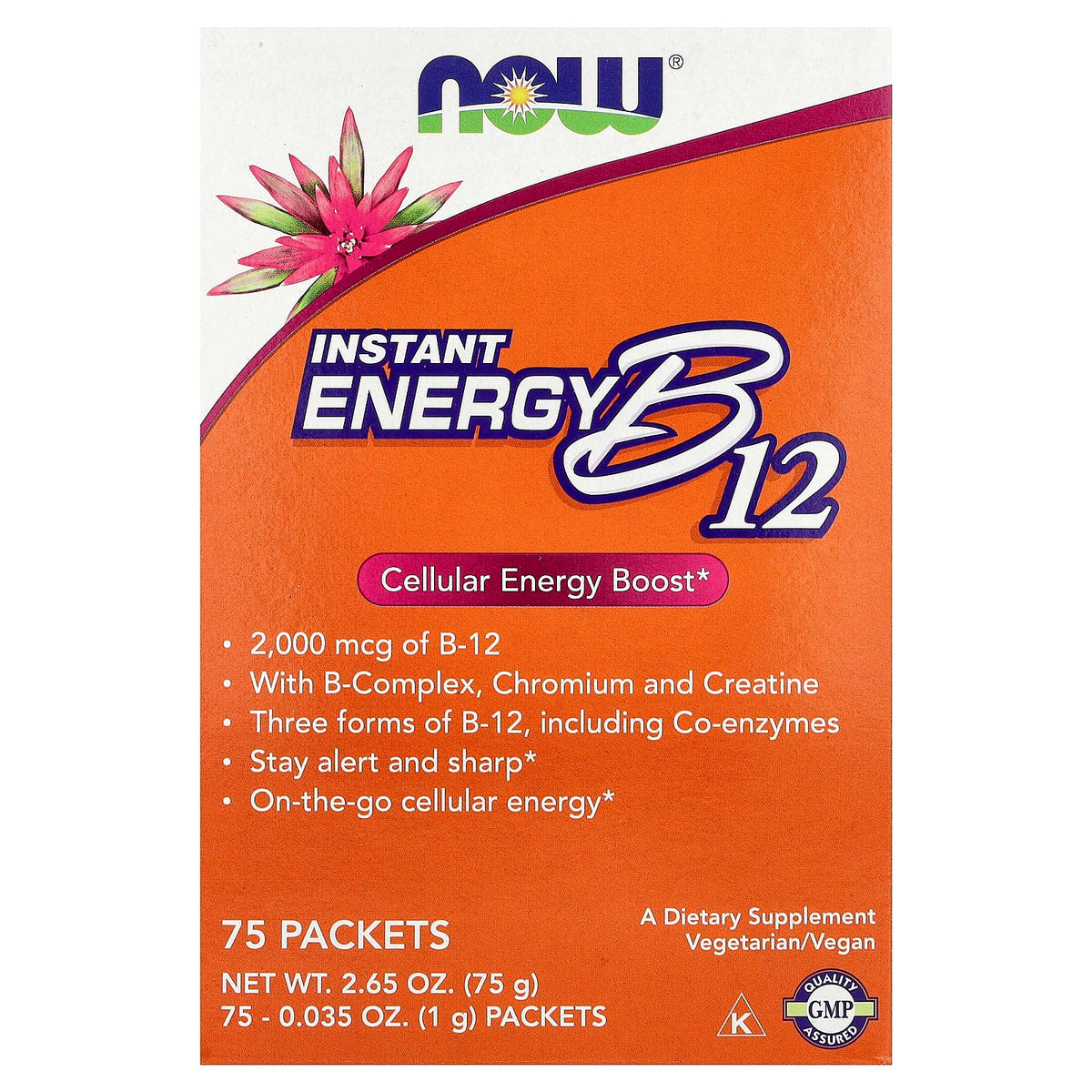 Vitamin B-12 Instant Energy baksida