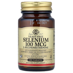 Solgar - Selenium Yeast Free 100mcg 100 Tabs