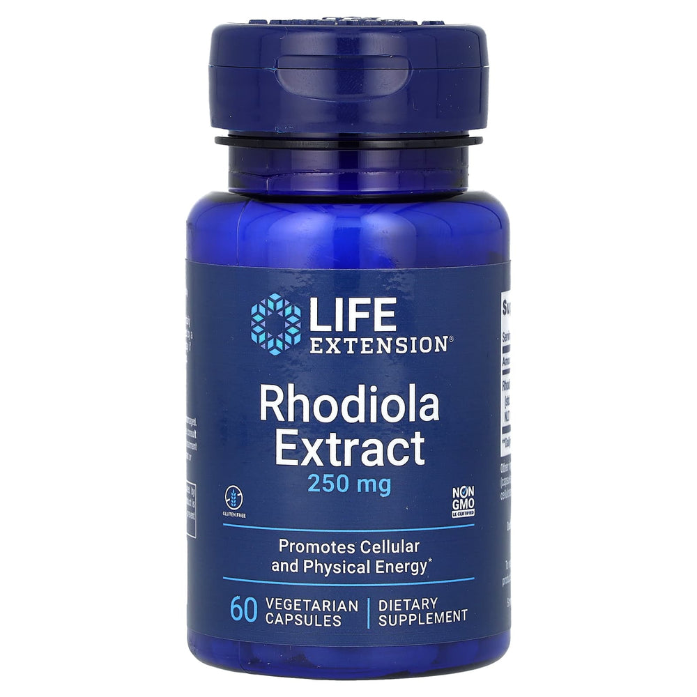 Rhodiola Extract – 250 mg baksida näringsfakta
