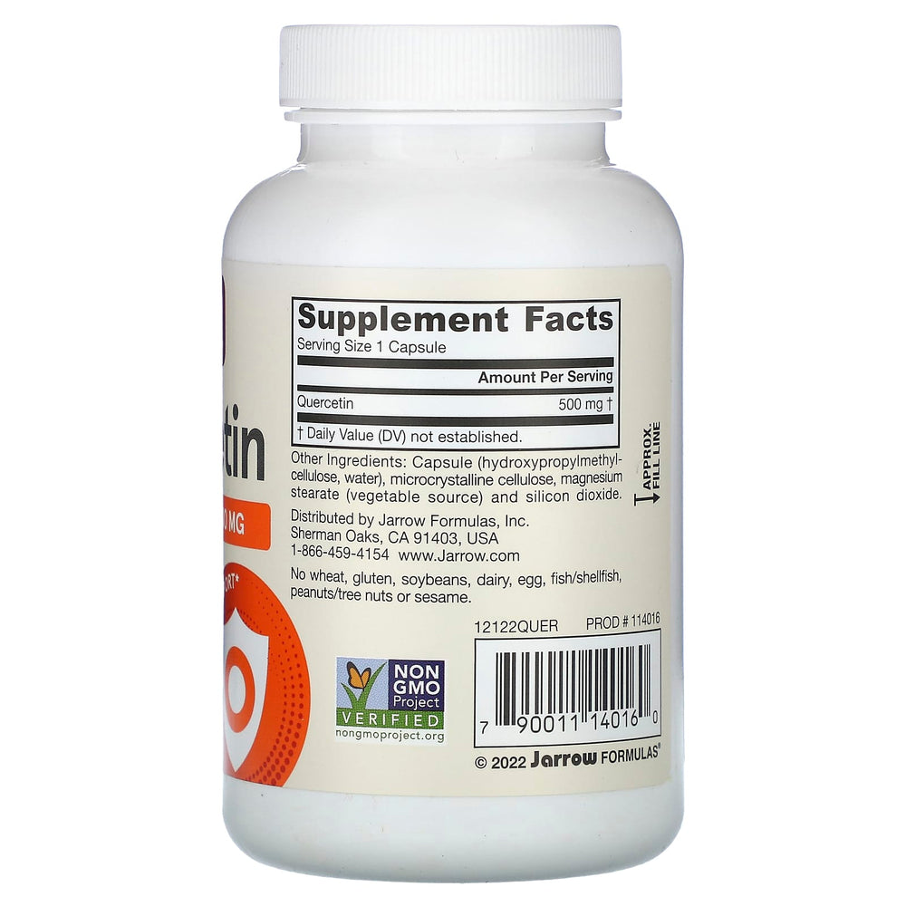 Quercetin 500mg ingredienser lista