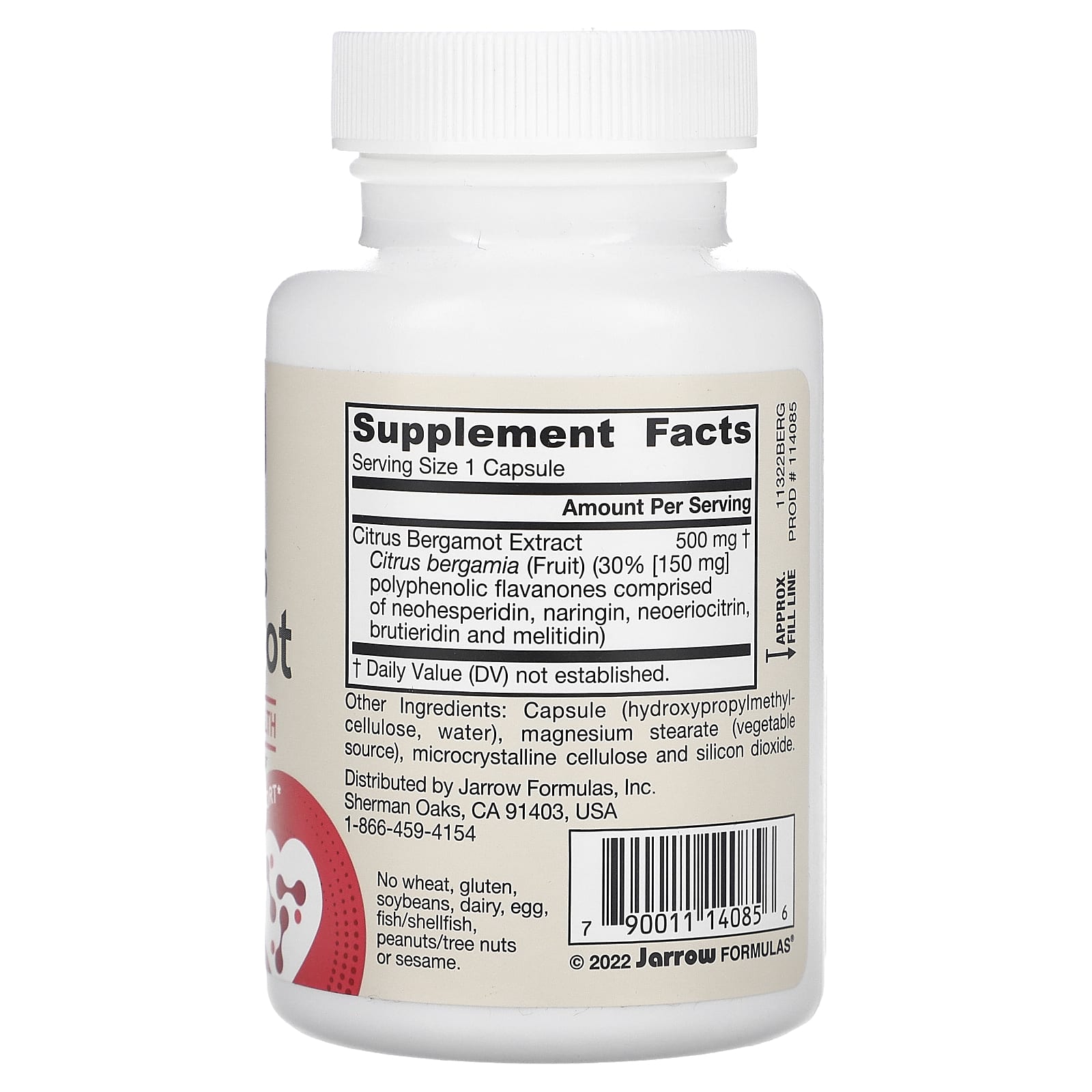Jarrow Formulas - Sitruuna Bergamotti - 60 Vcaps