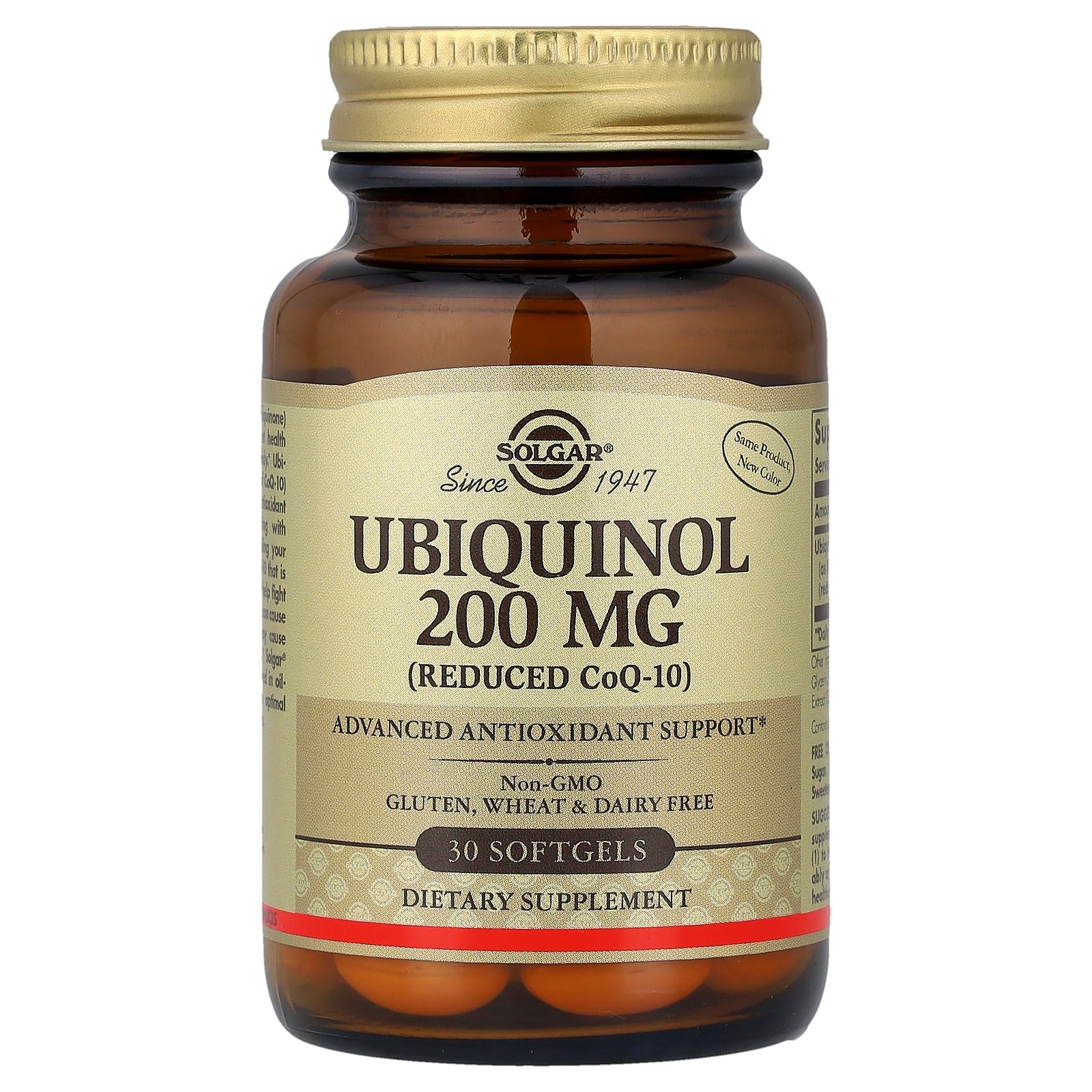 Ubiquinol Q10 baksida näringsfakta