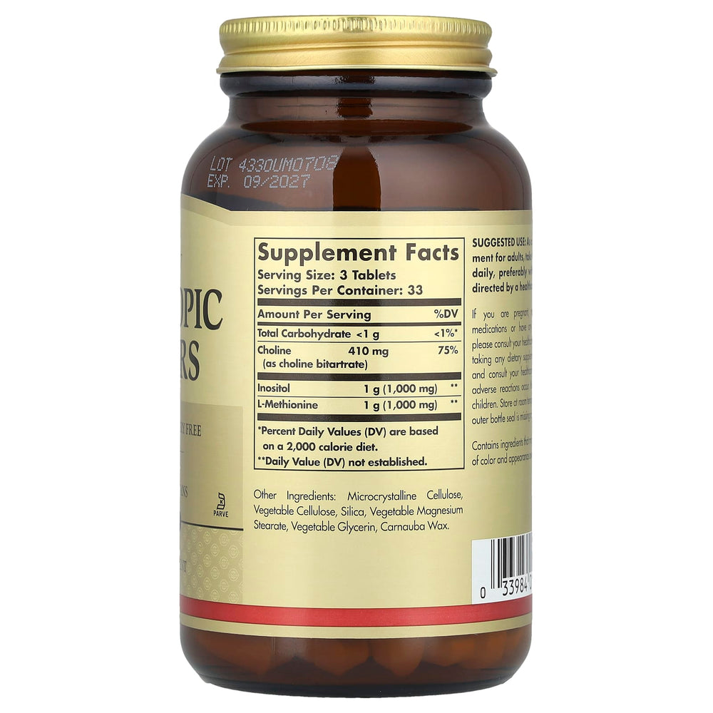 Solgar Lipotropic Factors produktdetalj