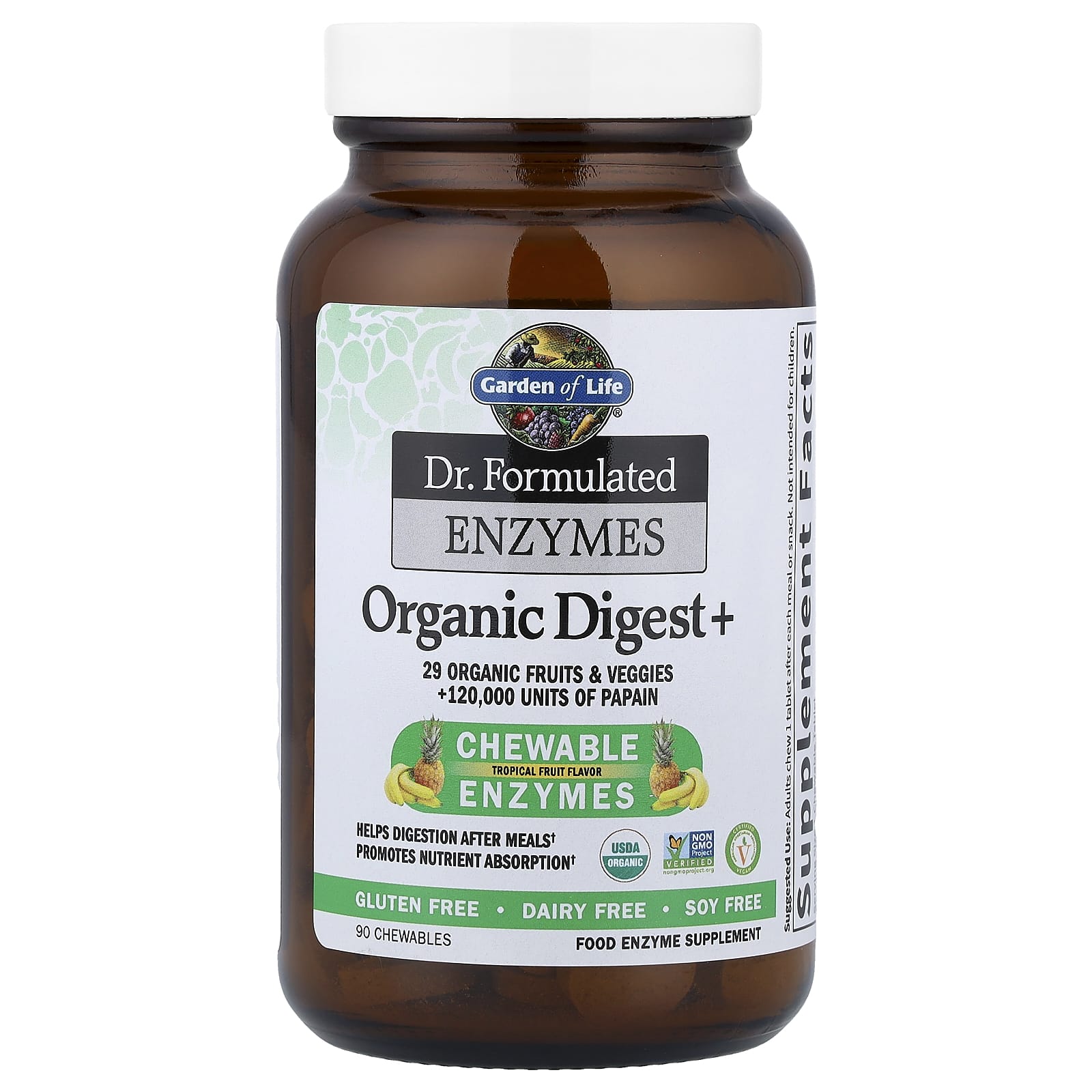 Garden Of Life Digest+ gummies närbild