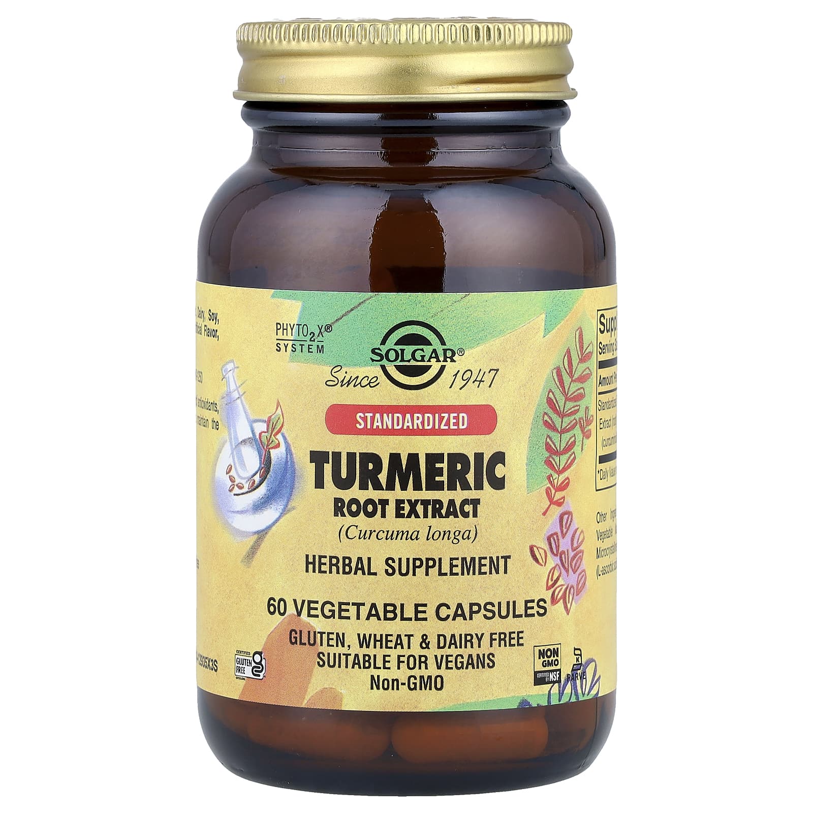Solgar - Turmeric Root Extract - 60 Caps