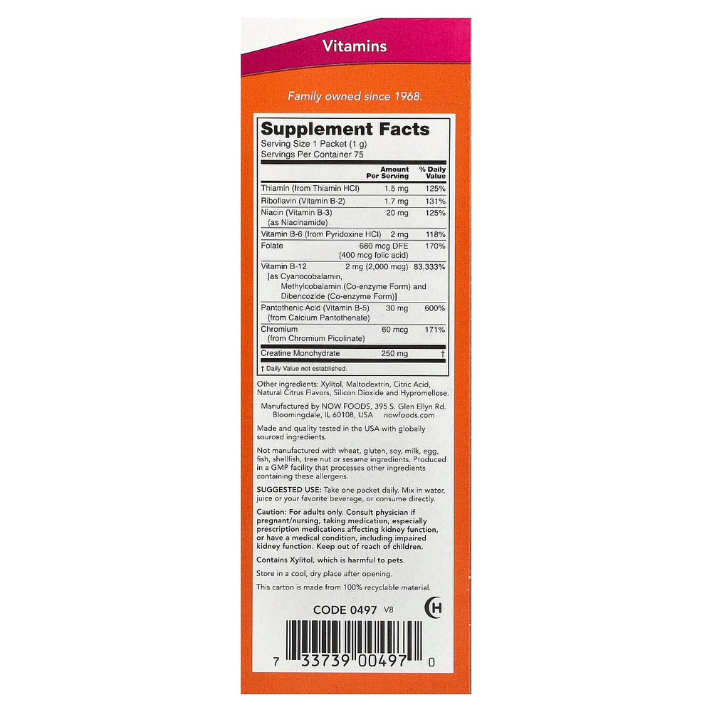 Vitamin B-12 Instant Energy näringsfakta