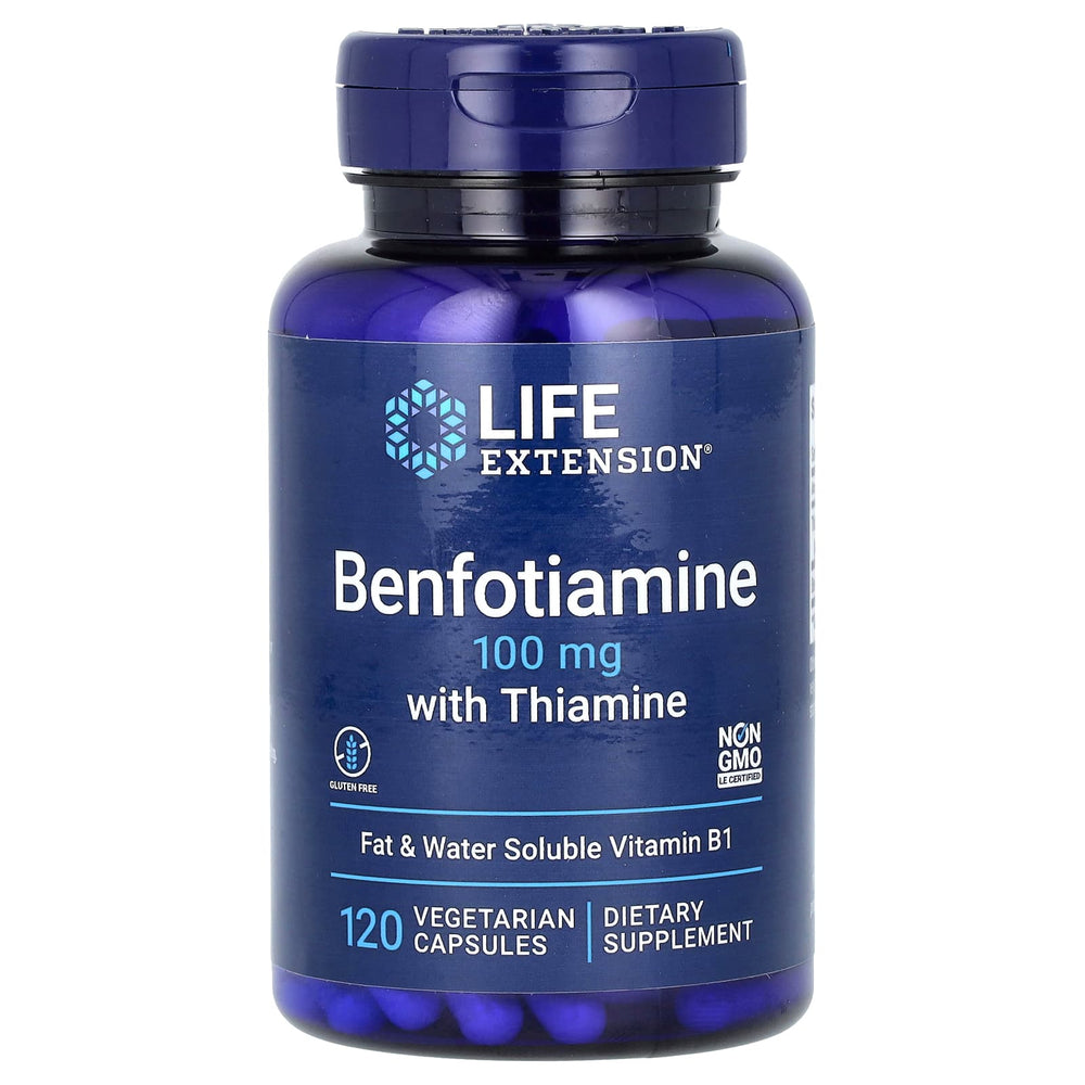 Benfotiamine med Thiamine baksida